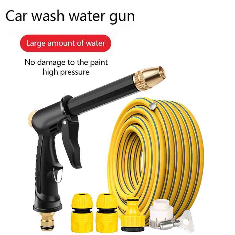 Pistola de água portátil de alta pressão para limpeza Máquina de lavagem de carro Jardim Mangueira de rega Bico Sprinkler espuma pistola de água